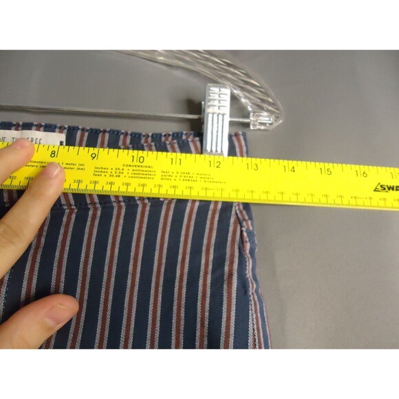 We The Free People Size 26 Red White Blue Striped USA Skinny Stretch Pants - Picture 6 of 9